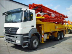 Бетононасос Putzmeister Putzmeister M 36-4 на шасси Mercedes - аренда, прокат