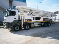Бетононасос Putzmeister M 56-5 на шасси Mercedes, 56 м - аренда, прокат