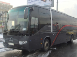 Автобус Higer  6129 серый