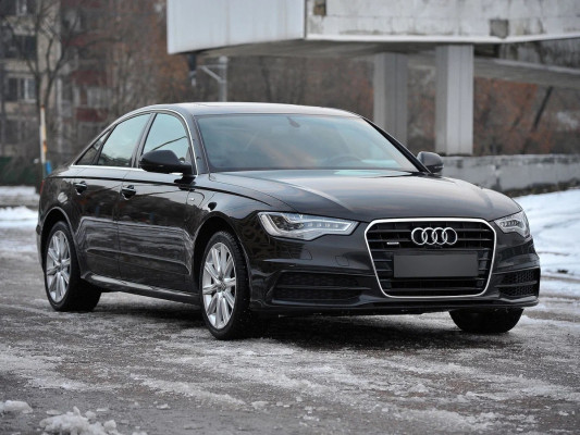 Audi а6, черная