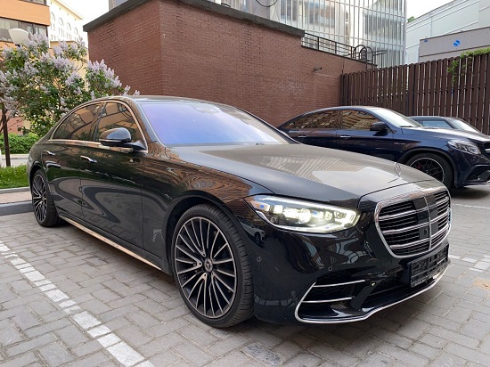 Mercedes-Benz S-класс, w223 черный - аренда, прокат